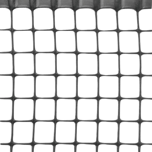 Rete In Plastica Quadranet X Balconi Maglia Mm.10X10 Rotolo Mt.50 H. Cm. 100 - Antracite