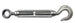 Robur Tenditore A Occhio E Gancio Per Funi Mm.10 (3/8) 15.00 Pz
