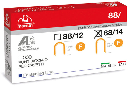 Romeo Maestri Punti Per Fissacavi Mod. 88/12 Mm. 12