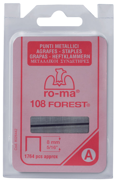 Romeo Maestri Punti Per Fissatrici In Blister Forest Mod. 110/13 Mm. 10 (672 Pz.)