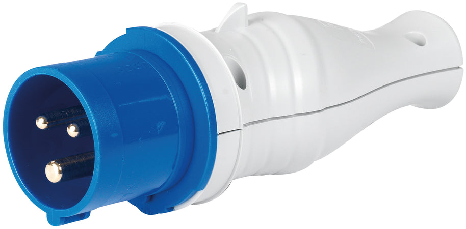 Rosi Adattatore Industriale 1820 Spina Schuko Pressofusa - Ip44 (Senza Terra)