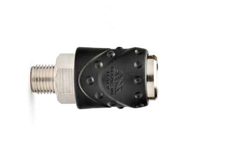 Rubinetto Rapido A Sfera Universale Filettato 1/4 M 10.00 Pz