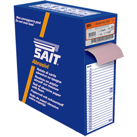 Sait Carta Abrasiva Ri-Saitac-Sof 3S Mm. 115X25 Mt. Grana 240