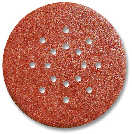 Sait Disco Abrasivo Autoaggrappante Per Levigatrici Muro Ø Mm. 225 - 16 Fori Grana 120 25.00 Pz