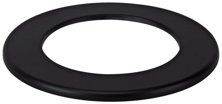 Save Anello Da Parete Per Stufa A Legna Porcellanato Plus Light Col. Nero Opaco Ø Cm. 12