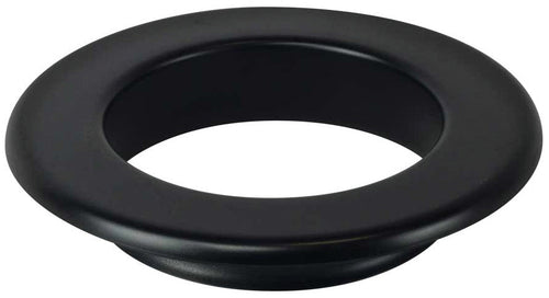 Save Rosone Da Parete Per Stufa A Legna Porcellanato Plus Light Col. Nero Opaco Ø Cm. 15