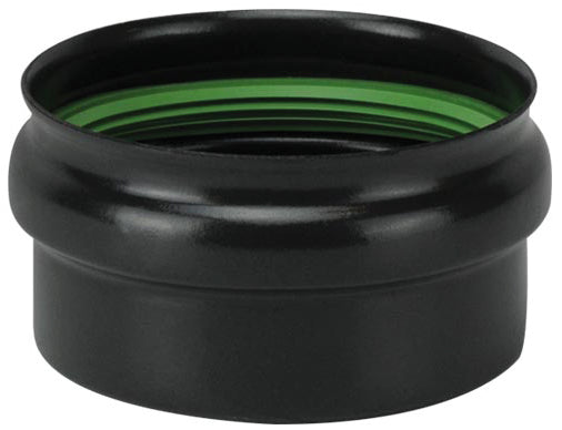 Save Tappo Per Deviazione A T Per Stufa A Pellet Light Senza Guarnizione Col. Nero Opaco Ø Cm.10