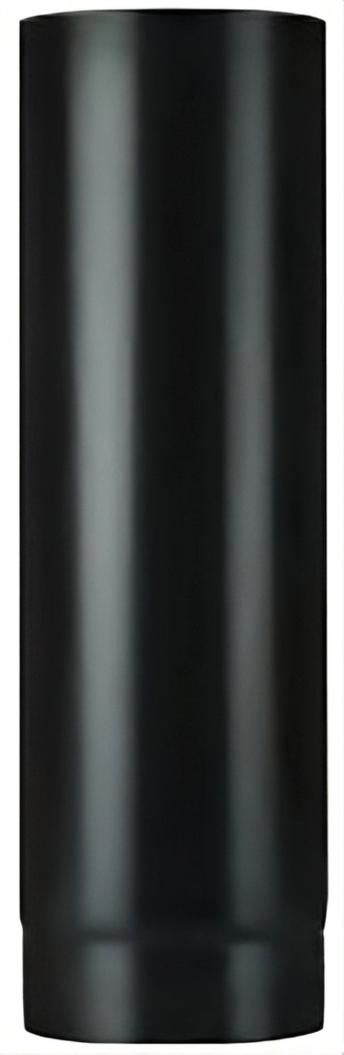 Save Tubo Per Stufa A Legna Porcellanato Plus Light Col. Nero Opaco Ø Cm. 12X 25