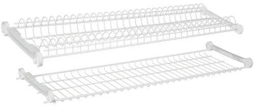 Scolapiatti Plastificato Due Moduli Cm. 76