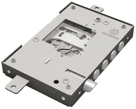 Securemme Serratura Triplice Per Porte Blindate Sx S/Cuore Intercambiabile Interasse Mm.37 Art. 2500