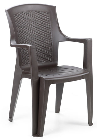 Sedia Eden Cm. 55X60X91 H Col. Antracite