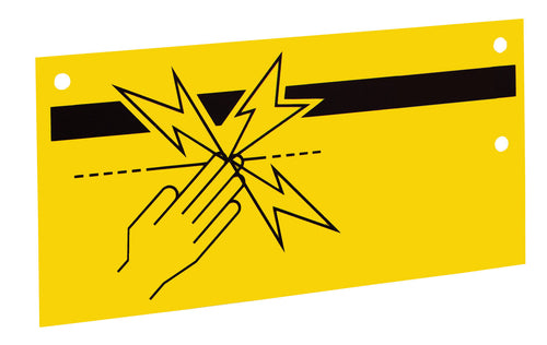 Segnale Avvertimento Recinto Elettrificato