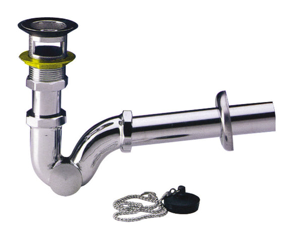 Sifone In Ottone Cromato A Esse Senza Piletta Mis. 1