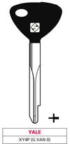 Silca Chiave A Croce Ferro Xy4P (G. Van 0) Yale 5.00 Pz