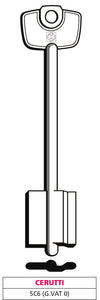 Silca Chiave A Doppia Mappa 5C6 (G. Vat 0) Cerutti 5.00 Pz