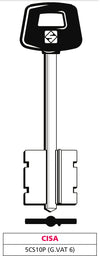 Silca Chiave A Doppia Mappa 5Cs10P (G. Vat 6) Cisa 5.00 Pz