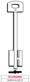 Silca Chiave A Doppia Mappa 5Scm12 (G. Vat 5) Securemme 5.00 Pz