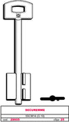Silca Chiave A Doppia Mappa 5Scm14 (G. Vat 0) Securemme 5.00 Pz