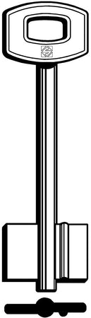 Silca Chiave A Doppia Mappa Sm (G. Vat 5) Securemme 5.00 Pz