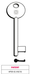 Silca Chiave A Mappa 6P3D (G. Vaz 0) Patent 5.00 Pz