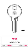 Silca Chiave Asc Ab43 (G. Vae 0) Abus 20.00 Pz