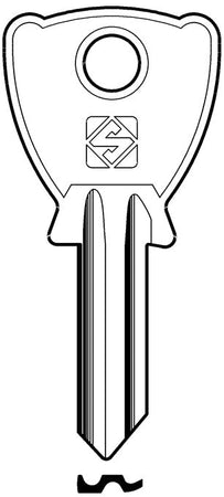 Silca Chiave Asc Be201 (G. Vac 0) Beta 20.00 Pz
