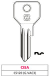 Silca Chiave Asc Cs120 (G. Vac 3) Cisa 10.00 Pz