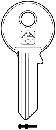 Silca Chiave Asc Fm2 (G. Vac 0) Fasem 20.00 Pz