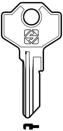 Silca Chiave Asc Gs13 (G. Vac 0) Giussani 20.00 Pz