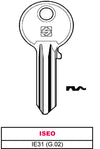 Silca Chiave Asc Ie31 (G.Vac 2) Iseo 20.00 Pz