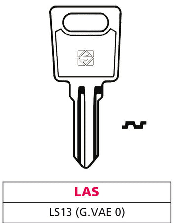 Silca Chiave Asc Ls13 (G. Vae 0) Las 10.00 Pz