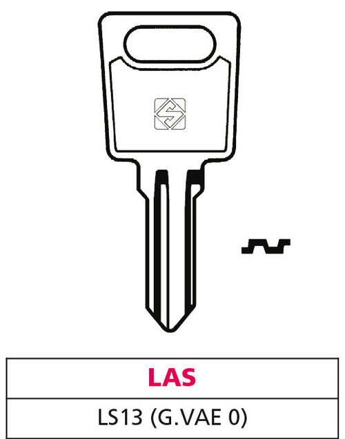 Silca Chiave Asc Ls13 (G. Vae 0) Las 10.00 Pz