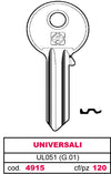 Silca Chiave Asc Ul051 (G.Vab 0) Universale 100.00 Pz