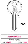 Silca Chiave Asc Ul058 (G.Vab 0) Universale 100.00 Pz