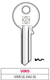 Silca Chiave Asc Vi5R (G. Vac 0) Viro 20.00 Pz