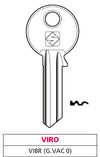 Silca Chiave Asc Vi8R (G. Vac 0) Viro 20.00 Pz