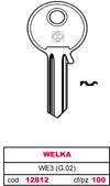 Silca Chiave Asc We3 (G.Vac 4) Welka 20.00 Pz