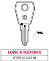 Silca Chiave Ottone Lf30R (G. Vae 0) Lowe & Fletcher 10.00 Pz
