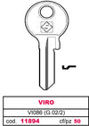 Silca Chiave Ottone Vi086 (G.Vac 2) Viro 50.00 Pz