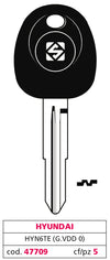 Silca Chiave Per Auto Hyn6Te (G. Vdd 0) Hyundai 5.00 Pz