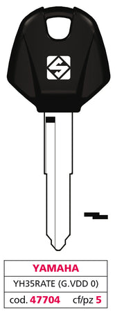 Silca Chiave Per Auto Yh35Rate (G. Vdd 0) Yamaha 5.00 Pz