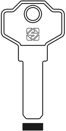 Silca Chiave Punzonata Ottone Gs18 (G. Vag 1) Giussani 5.00 Pz