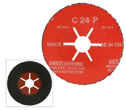 Sisa Mole Disco Abrasivo Lamellare Semiflex Ø Mm. 115X22 Grana 16 5.00 Pz