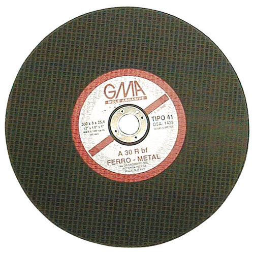 Sisa Mole Disco Abrasivo Per Ferro Ø Mm. 300X2,8X25,4 10.00 Pz