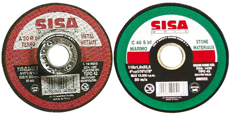 Sisa Mole Disco Abrasivo Piano Jolly Per Marmo Ø Mm. 230X1,9X22 25.00 Pz