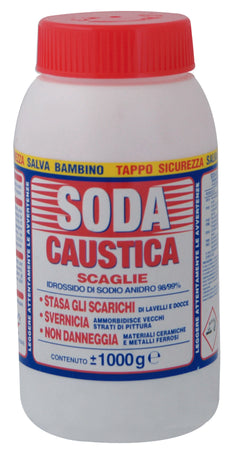 Soda Caustica A Scaglie Kg. 1 12.00 Pz