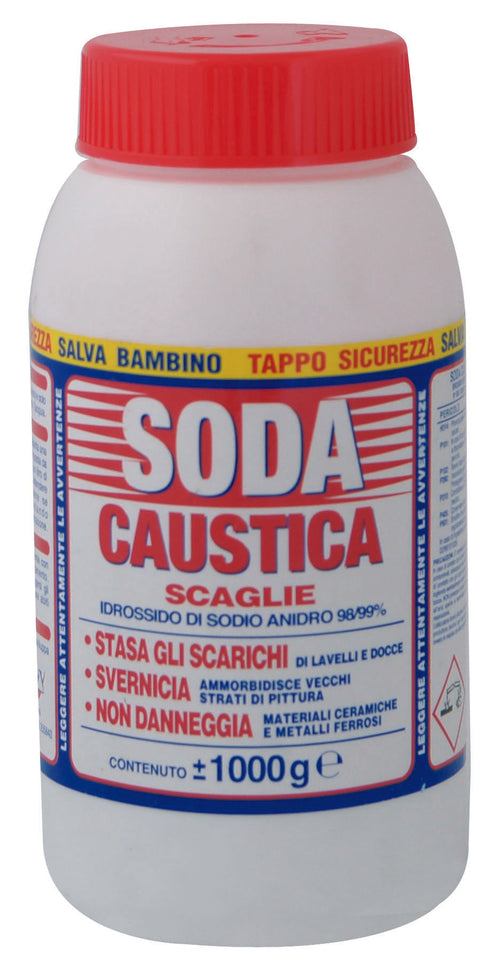 Soda Caustica A Scaglie Kg. 1 12.00 Pz