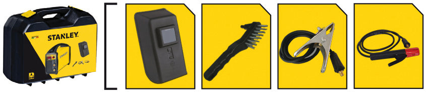 Stanley Saldatrice Ad Inverter Sirio 140 4,2 Kw - 130 Amp Valigetta+Accessori