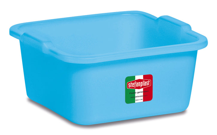 Stefanplast Bacinella Quadra Azzurra Lt. 7 - Cm. 30X30X12,5 H