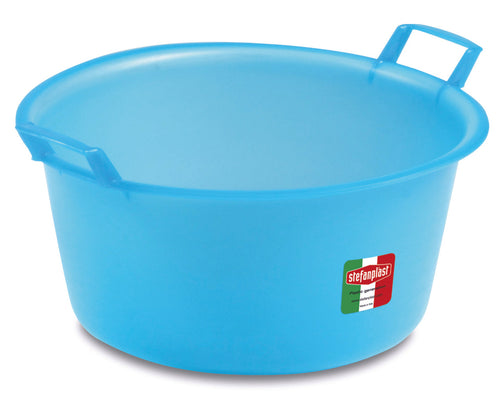 Stefanplast Bacinella Tonda Azzurra Lt. 10 - Ø Cm. 35X15 H